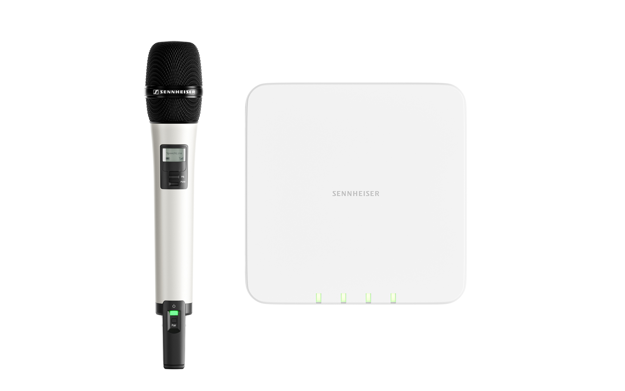 The new multi-channel microphone receiver for Sennheiser’s SpeechLine Digital Wireless series is a perfect match for modern IT infrastructures. It ensures easy integration, uses license-free 1.9 GHz technology and can be centrally software controlled through Sennheiser Control Cockpit
The new multi-channel microphone receiver for Sennheiser’s SpeechLine Digital Wireless series is a perfect match for modern IT infrastructures. It ensures easy integration, uses license-free 1.9 GHz technology and can be centrally software controlled through Sennheiser Control Cockpit

