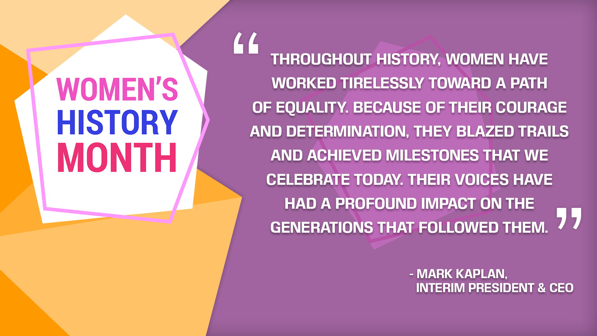 Why Celebrating Women's History Month is Important To Me