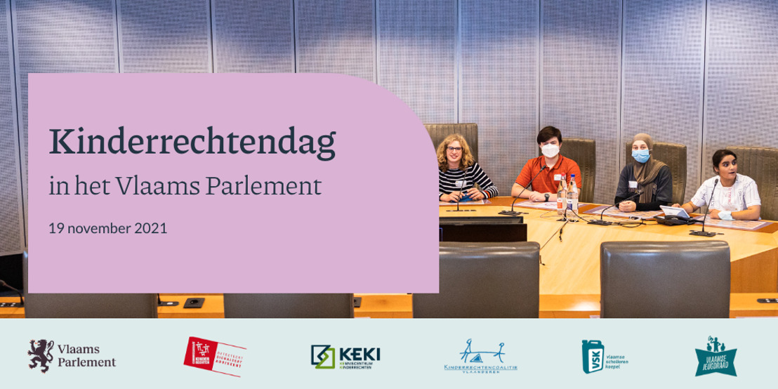 Jongeren nemen op Kinderrechtendag het Vlaams Parlement over