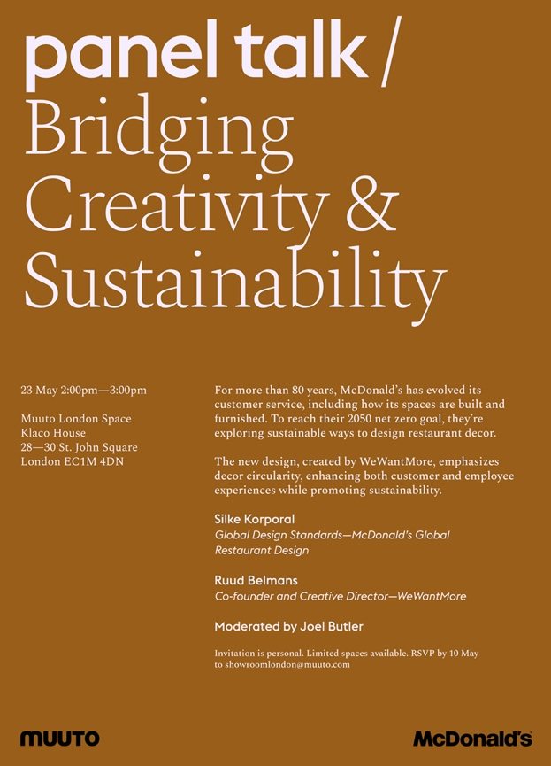 Muuto invitation for 23 May