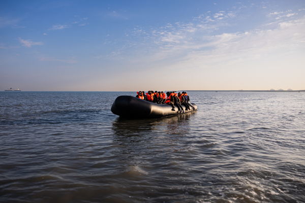 Five boats carrying around 200 migrants spotted off Belgian coast