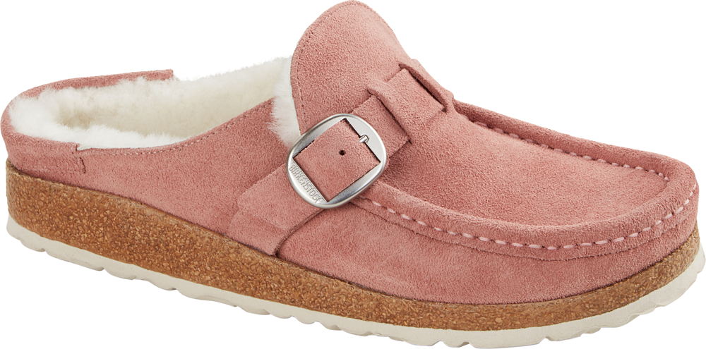 Birkenstock.be_1023366_Buckley Shearling Classic Suede Shearling Women Pink Clay_190€