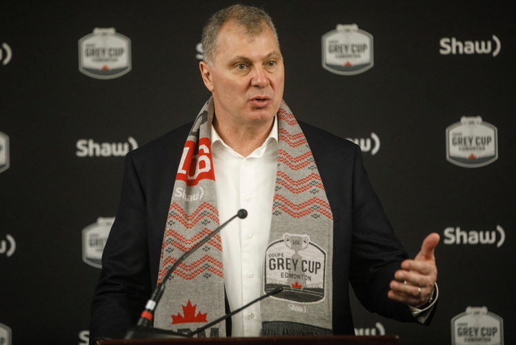 Randy Ambrosie, CFL Commissioner. Photo credit: Jason Franson/CFL.ca