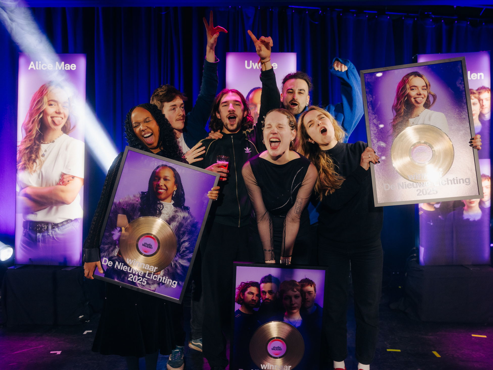 Alice Mae, Kaat Van Stralen en Uwase zijn de winnaars van De Nieuwe Lichting 2025