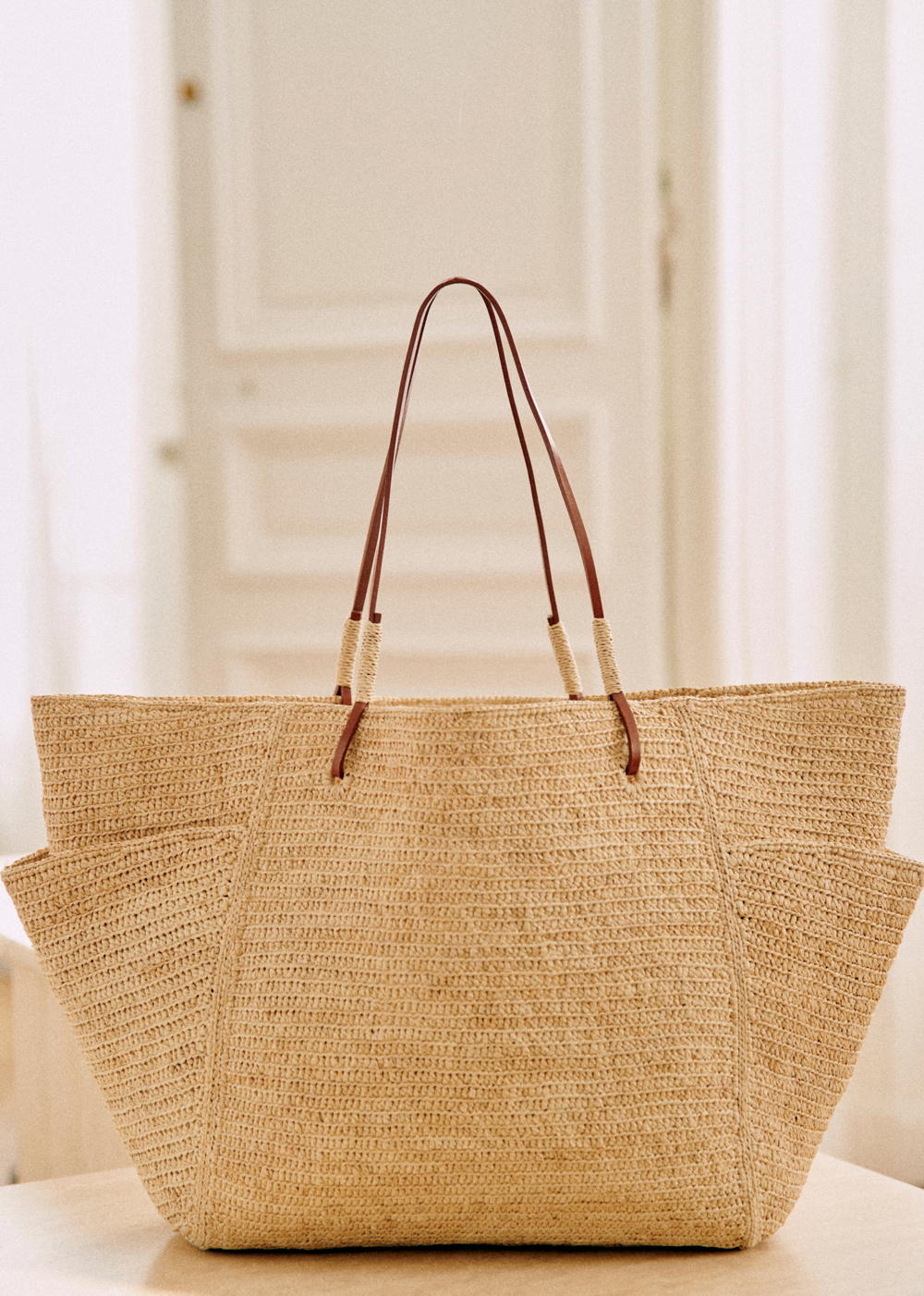 Sézane - Panier PALOMA Naturel - 190€
