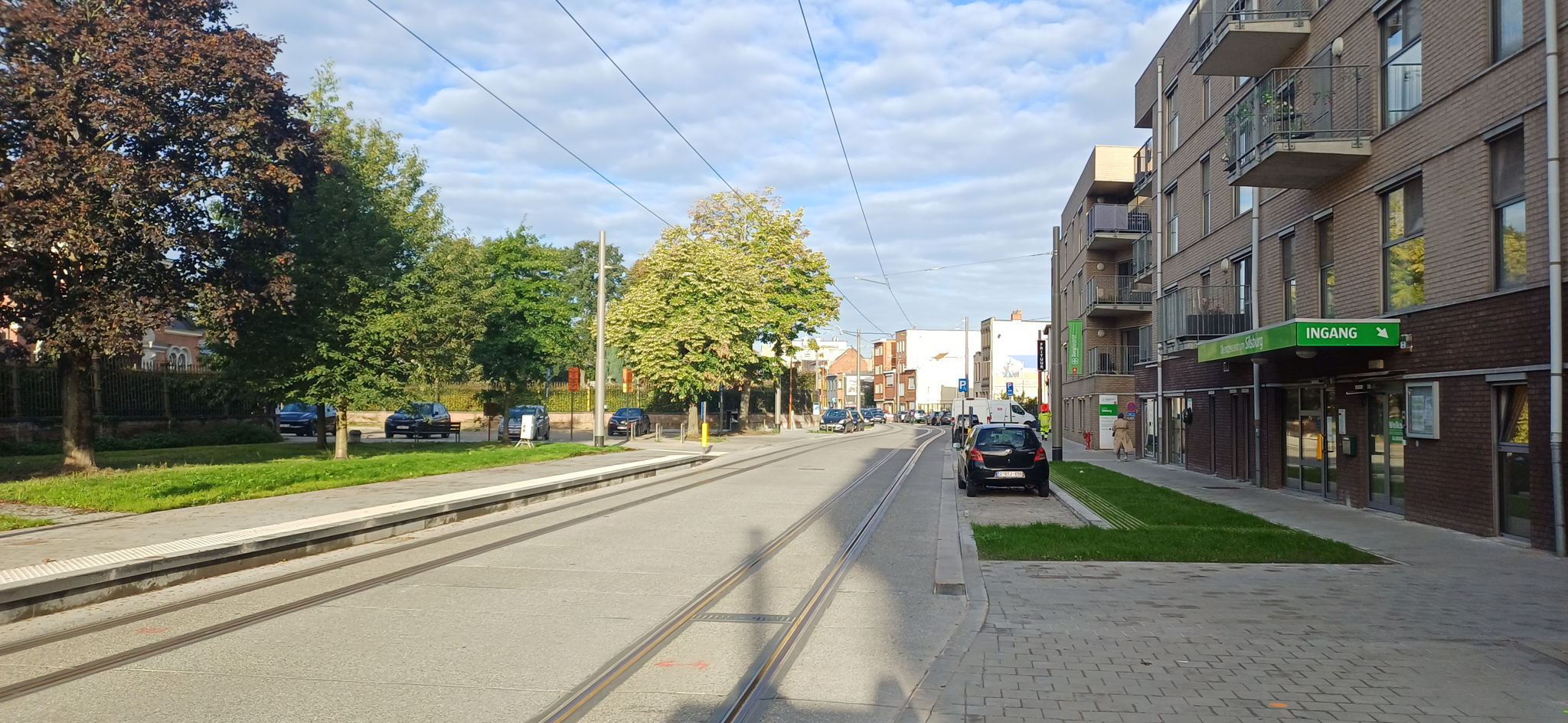 Het tweede en finale deel van de Herentalsebaan in Deurne is nu afgewerkt. © stad Antwerpen Het tweede en finale deel van de Herentalsebaan in Deurne is nu afgewerkt. © stad Antwerpen