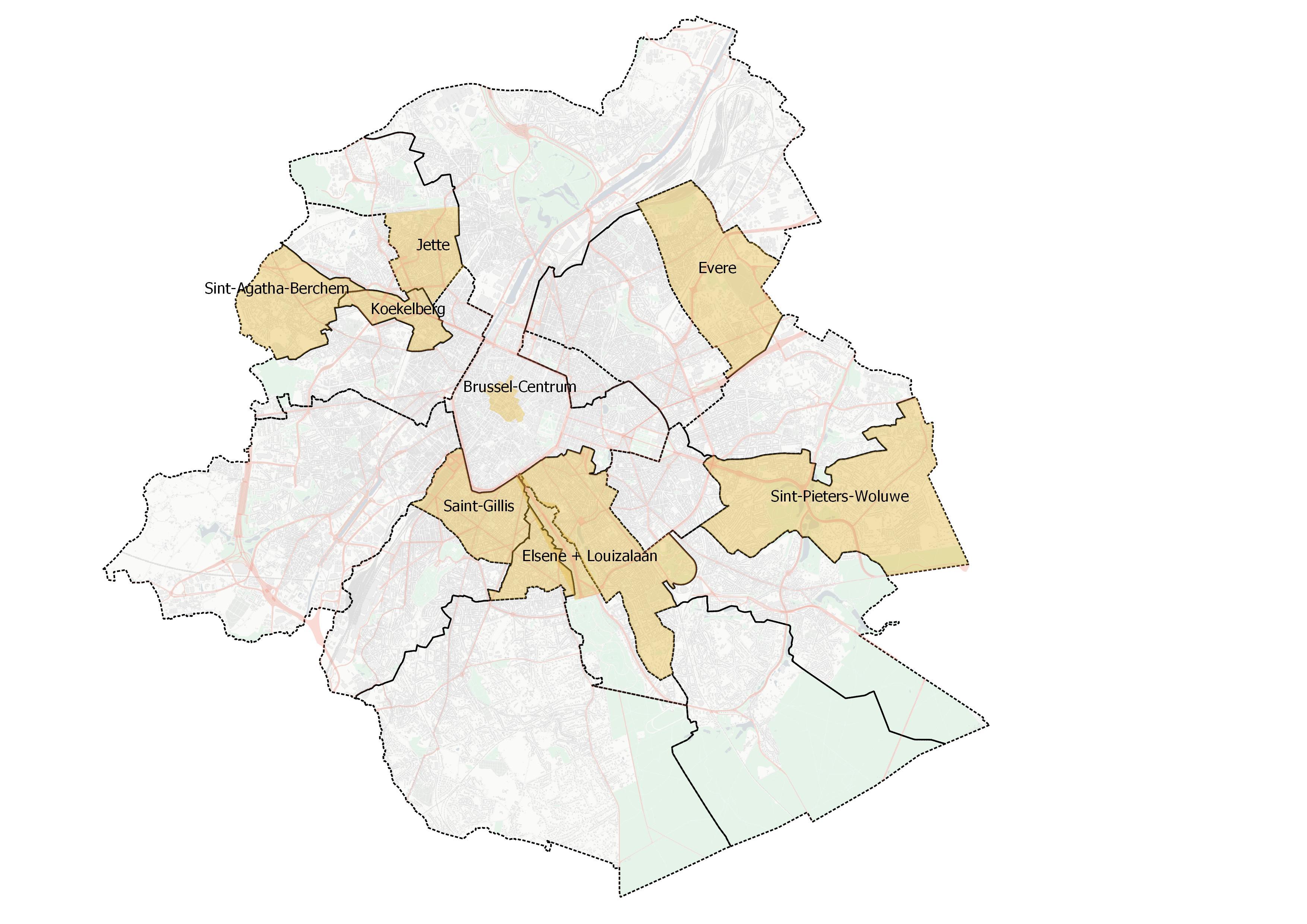 Gemeenten waar deelsteps al in drop-zones geparkeerd moeten worden > ongeveer 600 drop-zones beschikbaar