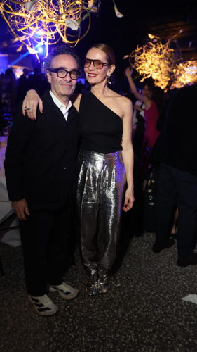 José Kuri y Mónica Manzutto