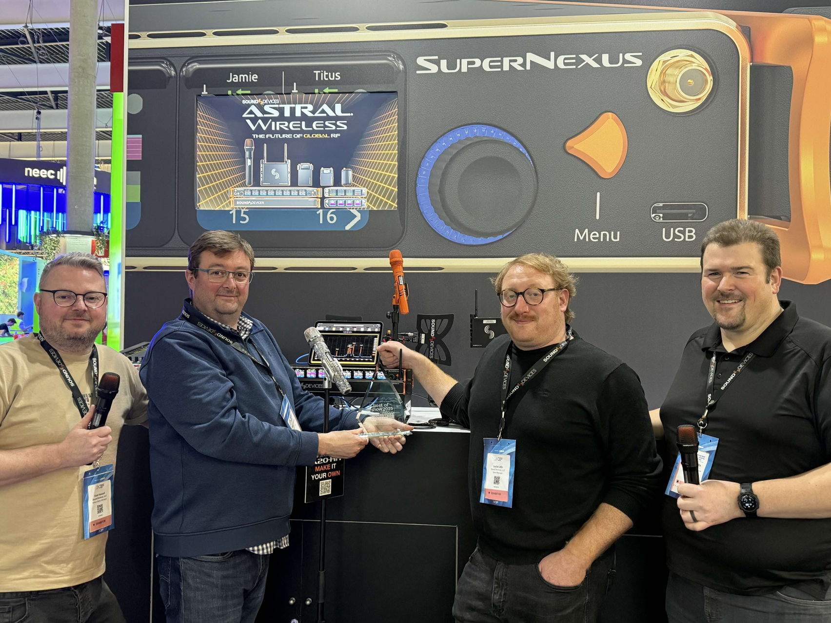 Sound Devices Captures Two ‘Best of Show’ Awards at ISE 2025 for A20-HH and A20-SuperNexus