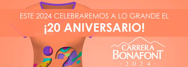 Carrera Bonafont anuncia a los ganadores del diseño de sus playeras para celebrar el 20º Aniversario