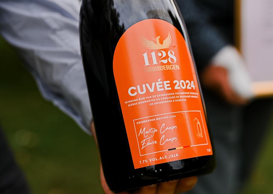 De Grimbergen Cuvée 2024, het winnende bier van de eerste editie van de thuisbrouwwedstrijd