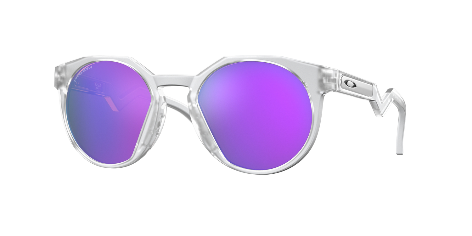 OAKLEY HSTN MATTE CLEAR WITH PRIZM VIOLET