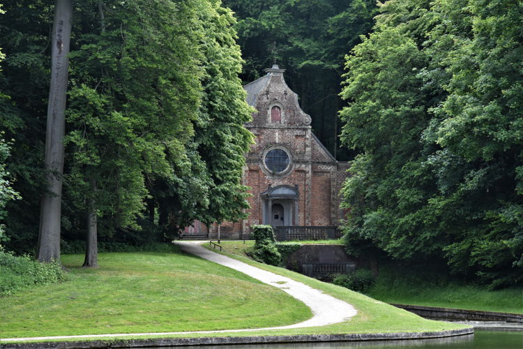 Sint-Gertrudiskapel, Kasteel van Gaasbeek, voor restauratie, foto Tess Thibaut