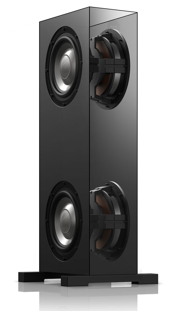 Each extender is equipped with two 10” back-to-back woofers.