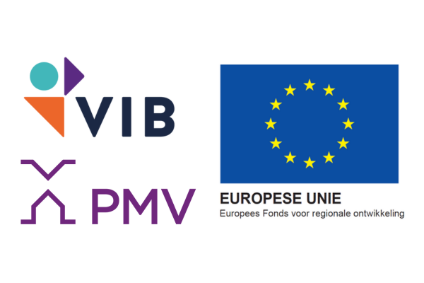 Een project van VIB en PMV met steun van het Europees Fonds voor regionale ontwikkeling.