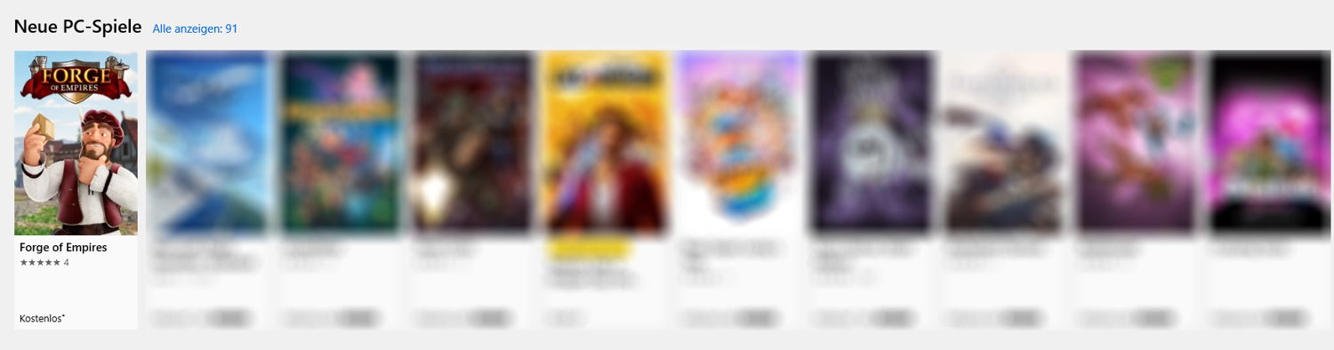 Forge of Empires in the Microsoft Store