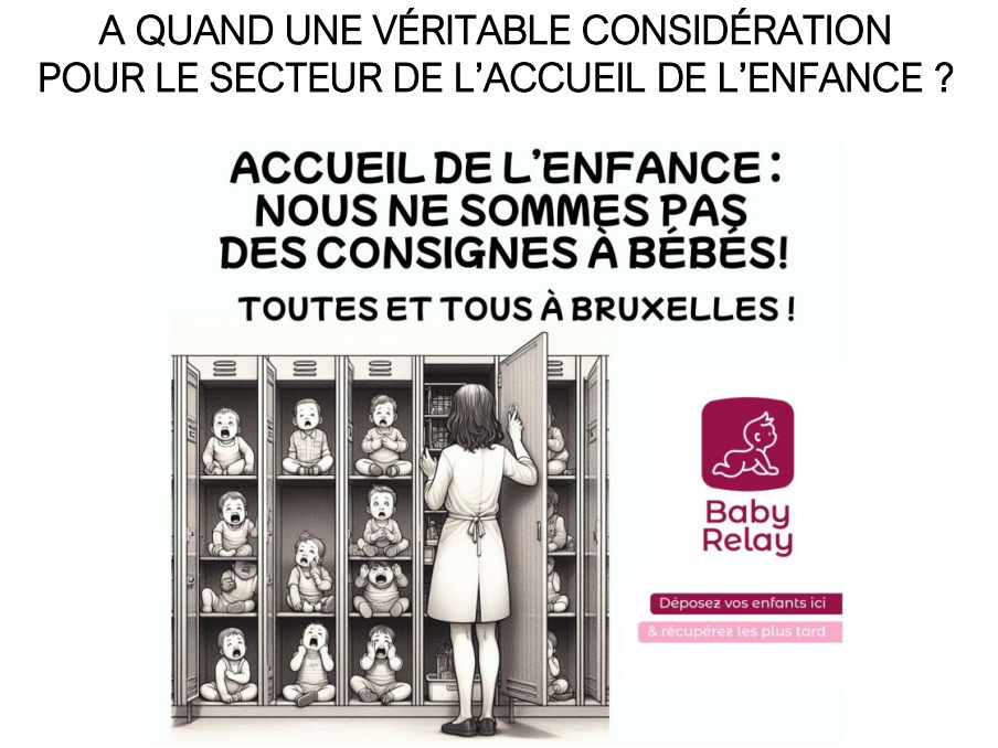 Accueil de l'enfance : Nous ne sommes pas des consignes à bébés !