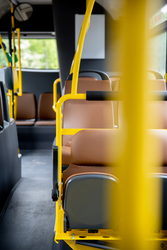 Elektrische bus interieur