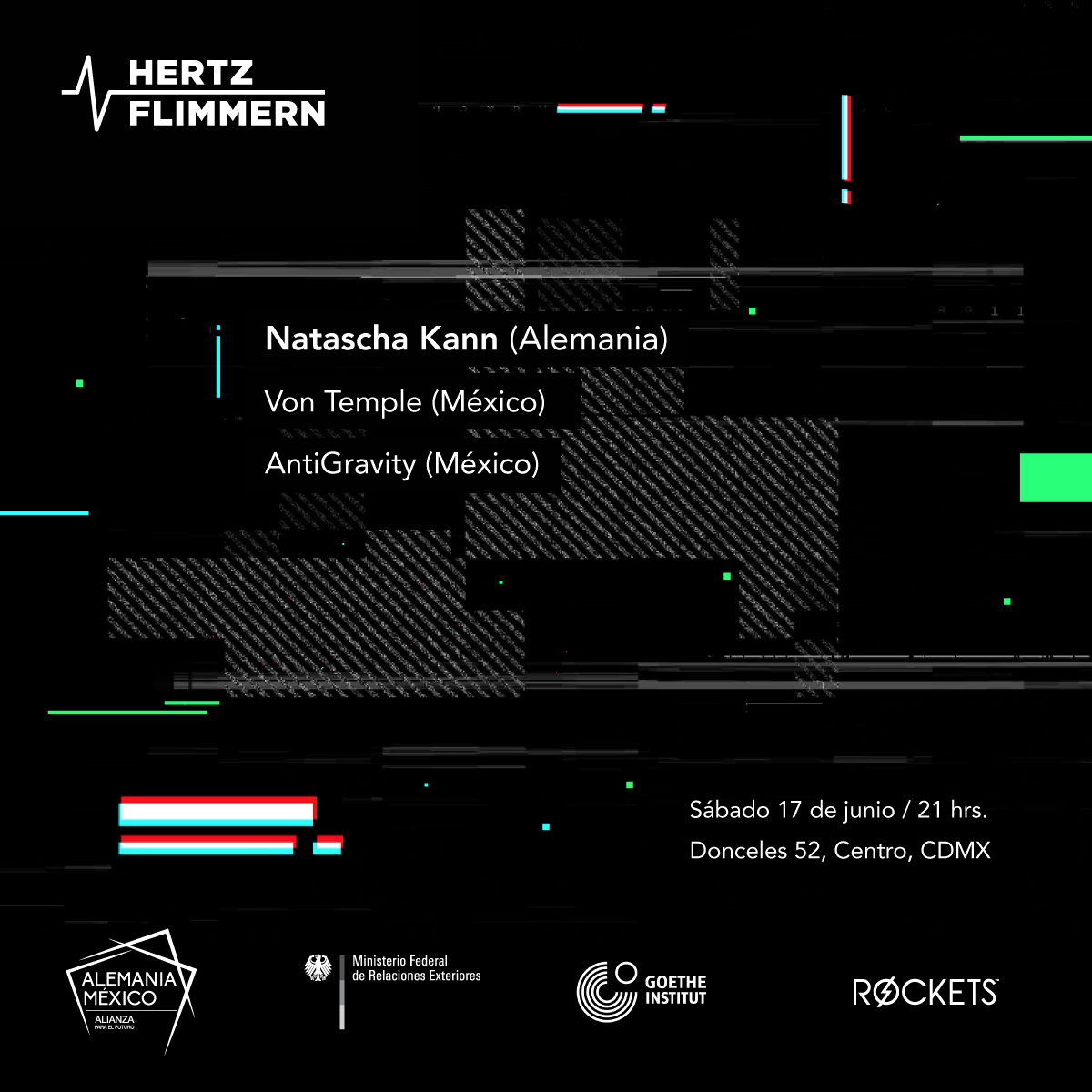 Hertzflimmern #10 Feat. Natascha Kann (://about blank – Berlín) + Antigravity + Von Temple