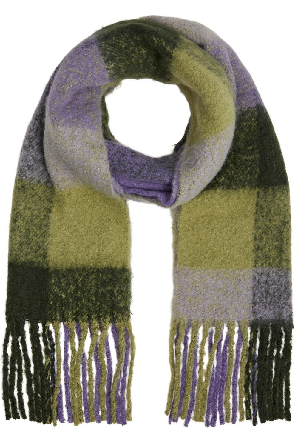 Juttu_FW23_Object_Scarf OBJ Objmitta Check Scarf purple_JUTTU_€24,99 Juttu_FW23_Object_Scarf OBJ Objmitta Check Scarf purple_JUTTU_€24,99