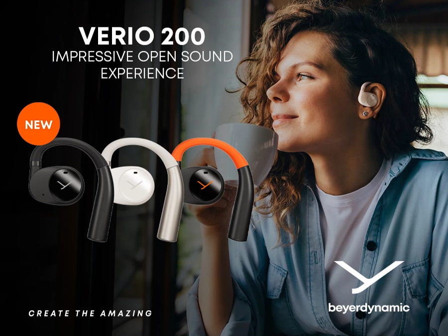 With VERIO 200, beyerdynamic presents its first True Wireless Open-ear headphones