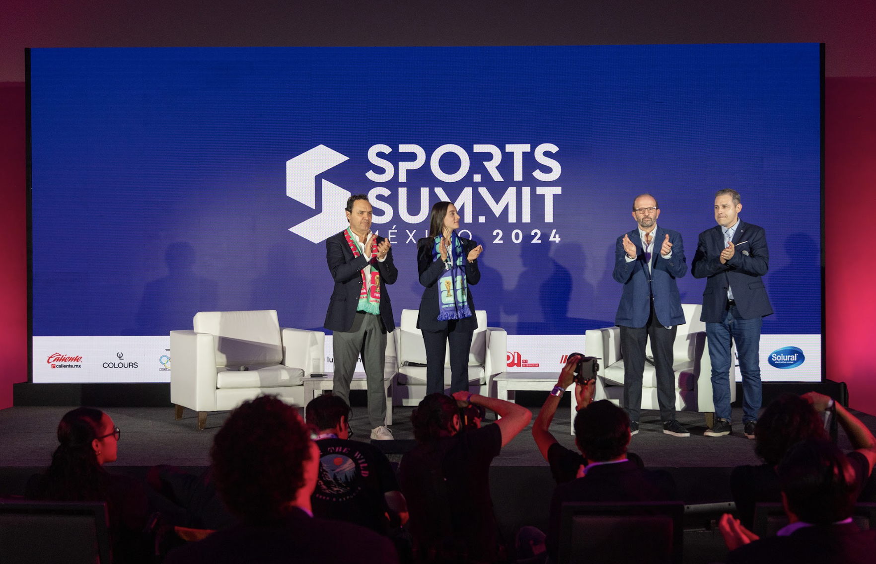 Alejandro Hütt, Julieta Galant, Fernando Schwartz y Sebastián Lateulade