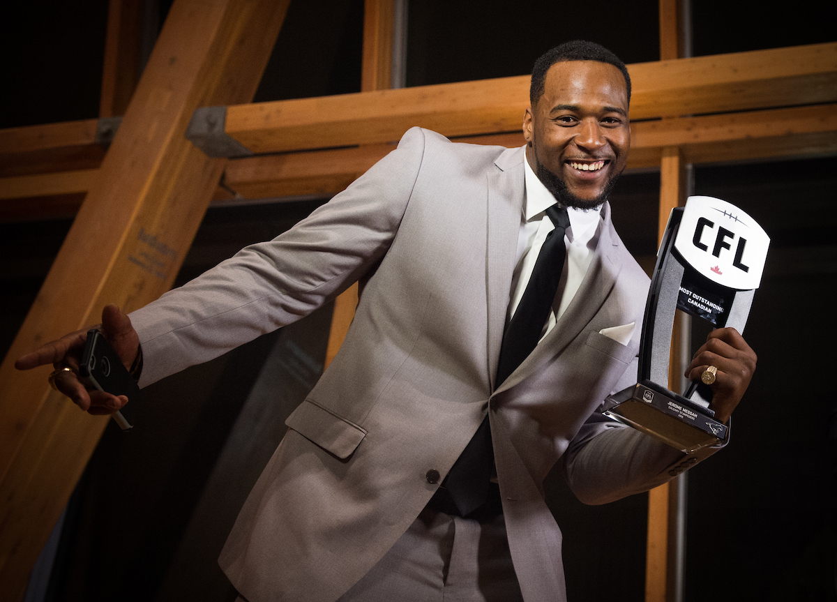 Most Outstanding Canadian Jerome Messam (photo credit: Johany Jutras)