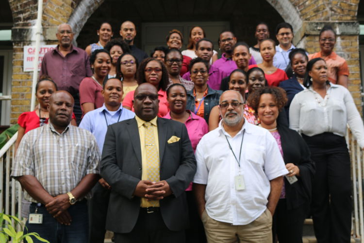 As Chairman of the OECS Authority, Prime Minister Harris pays courtesy visit to the OECS Commission in May 2017