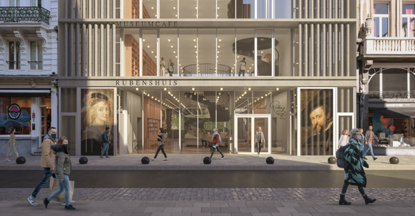 Das Rubenshaus kündigt seine Zukunftsvision mit einem neuen Empfangsgebäude von Robbrecht en Daem Architekten an