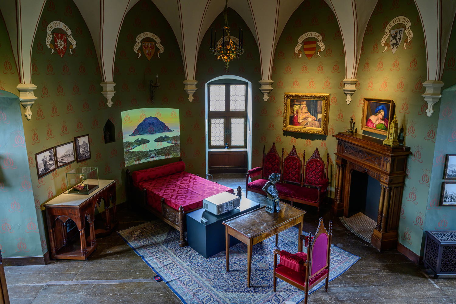 Kamer van Carletto, Kasteel van Gaasbeek, foto Jo Exelmans