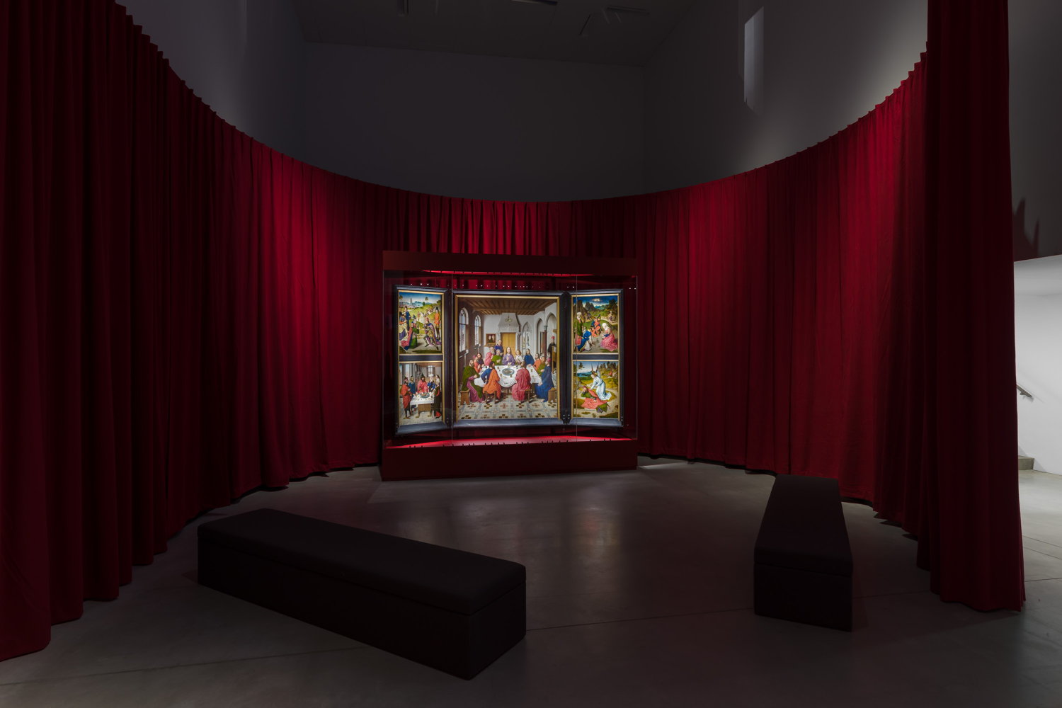 Installatiebeelden 'DIERIC BOUTS. Beeldenmaker', M Leuven, 2023, foto: © Useful Art Services voor M Leuven | Vues d'Installation 'DIERIC BOUTS. Createur d'Images', M Leuven, 2023, photo : © Useful Art Services pour M Leuven | Installation views 'DIERIC BOUTS. Creator of Images', M Leuven, 2023, photo: © Useful Art Services for M Leuven