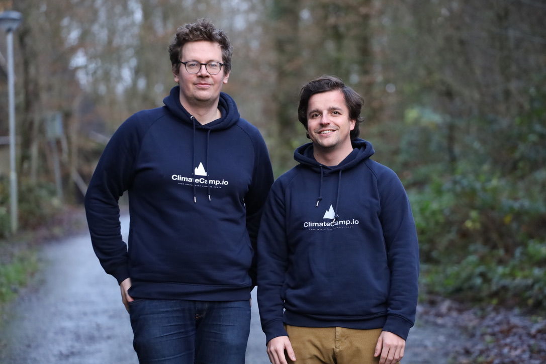 Stijn Gysemans en Laurent Moyersoen, founders CimateCamp