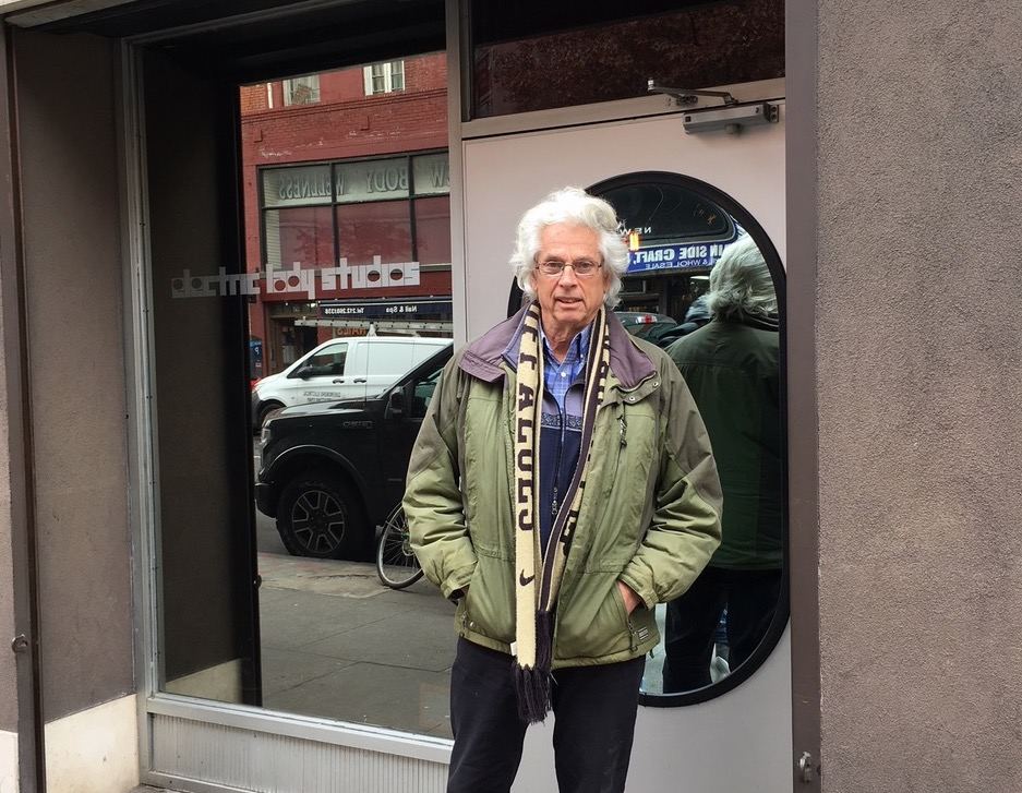 John Storyk at the new Electric Lady Studios entrance 2019