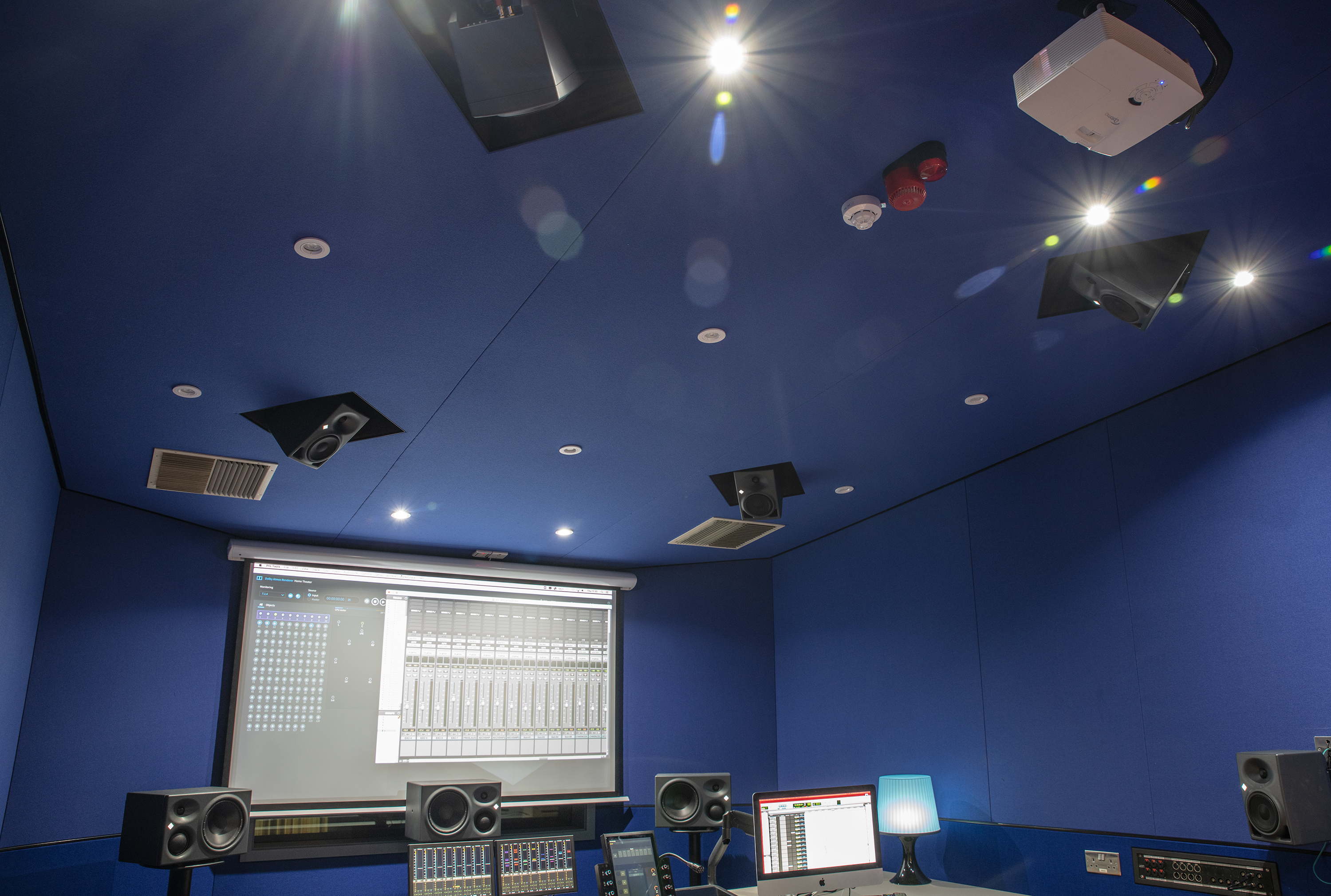 The new 7.1.4 Atmos studio was the first of the new facilities to be completed in January The new 7.1.4 Atmos studio was the first of the new facilities to be completed in January
