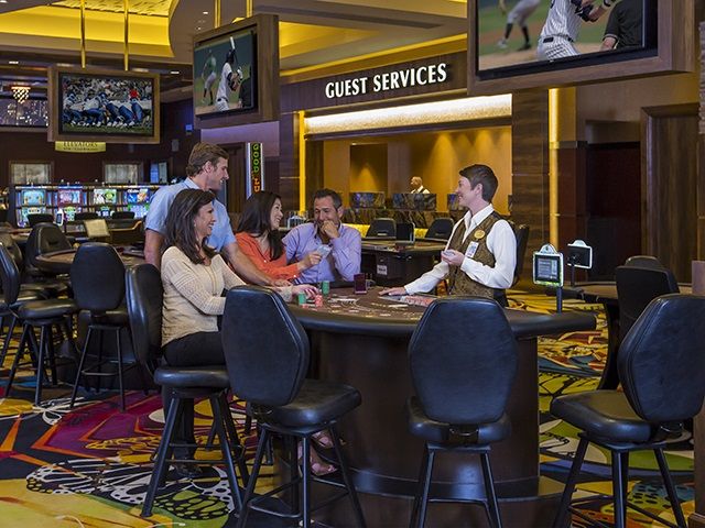 Enjoy table games at Monarch Casino Resort Spa