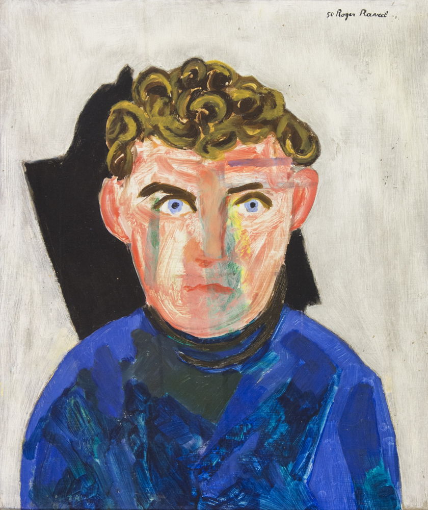 Roger Raveel: portret van Hugo Claus (1950)