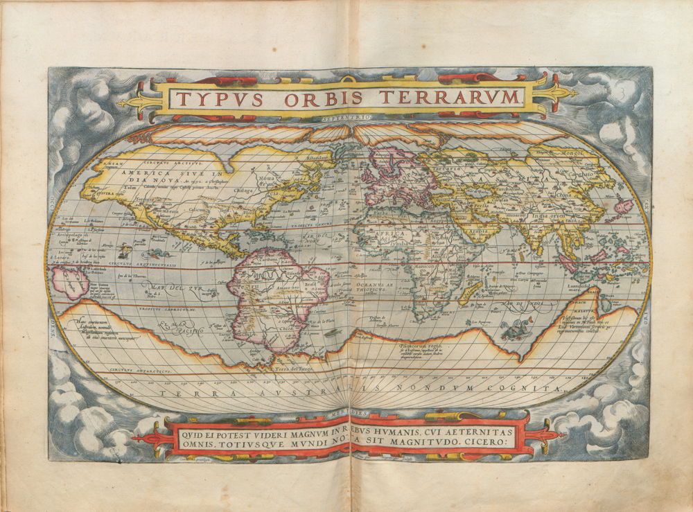 Abraham Ortelius (1527 – 1598), Theatrum Orbis Terrarum, 1584, Antwerpen, Plantijn, Antwerpen, Museum Plantin-Moretus