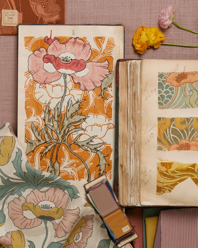 Butterfield (Linen) - Lichen moodboard