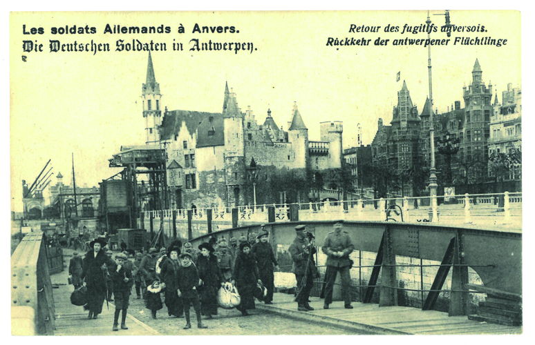 Duitse militaire aanwezigheid in Antwerpen in 1914