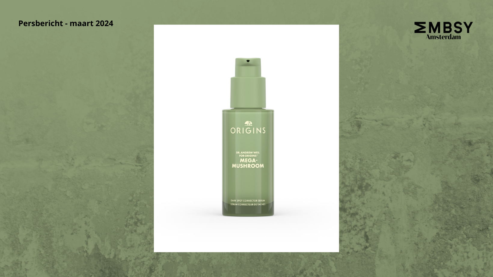 Introducing new Dr. Andrew Weil for Origins™ Mega-Mushroom Dark Spot Serum