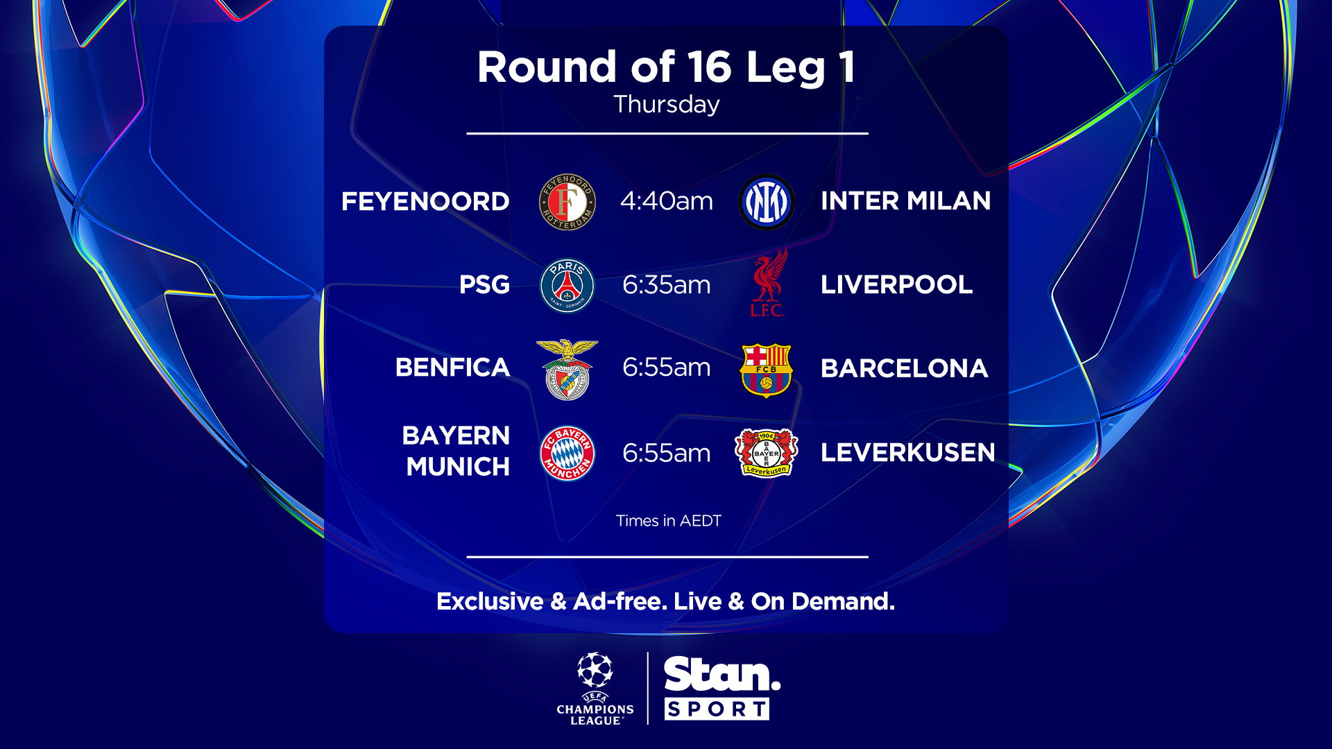 This week on Stan Sport (6 March 2025)