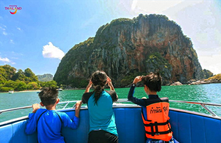 Phranang Princess Cave, Koh Khai Island en Koh Poda Island