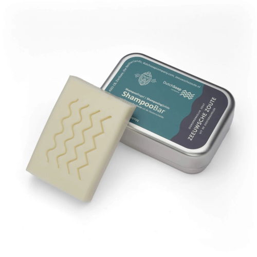 Zeeuwsche Zoute Shampoo Bar in samenwerking met Dutch Soap Company met aluminium travel case. (© Zeeuwsche Zoute)