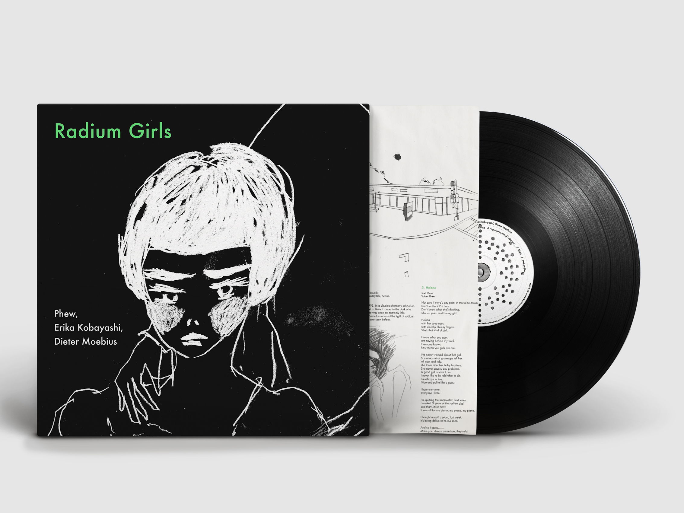 Bureau B Reissues Concept Album Radium Girls - Featuring Phew, Erika Kobayashi, and Dieter Mobius 