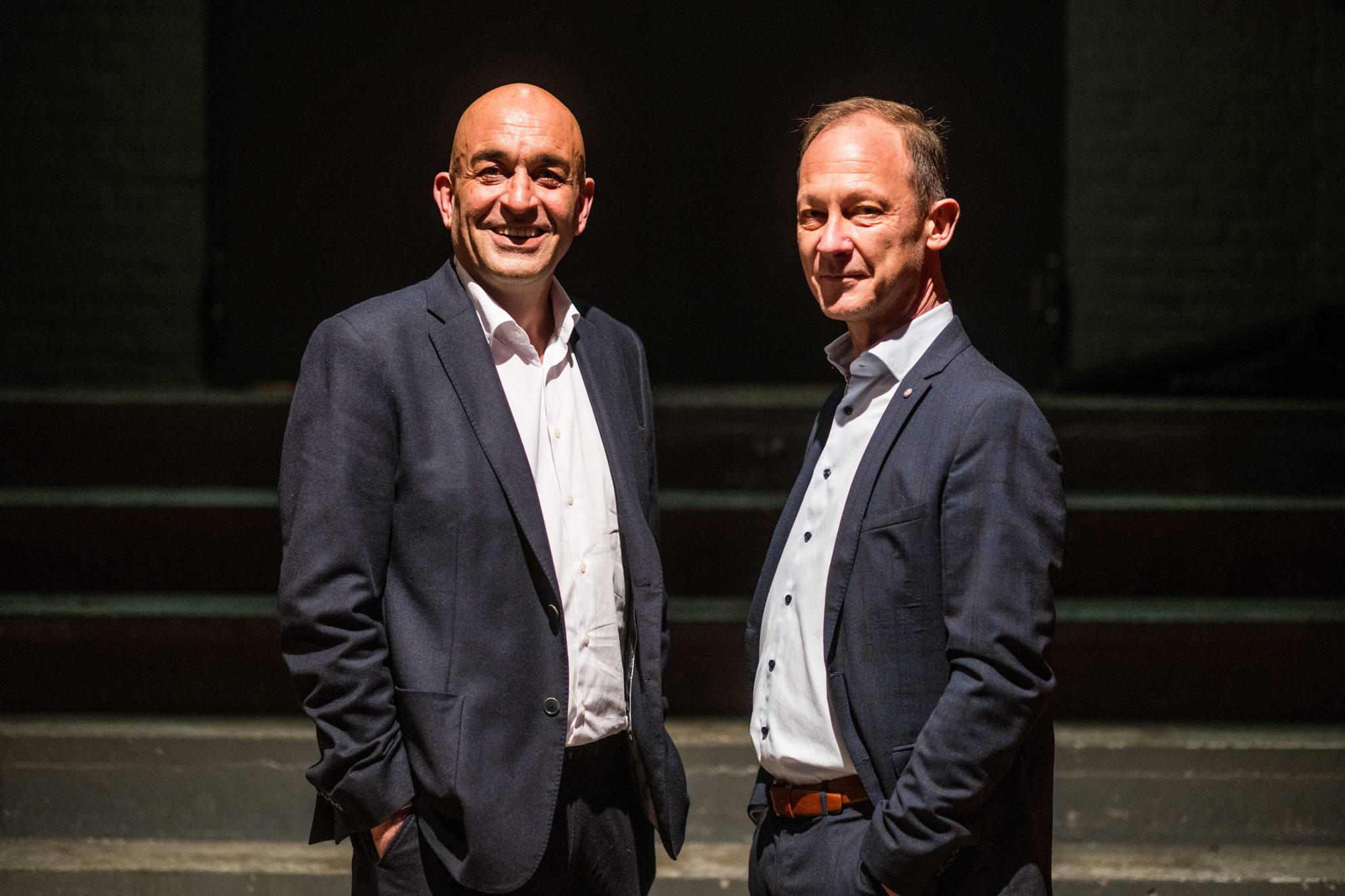 Kris Claes (gedelegeerd bestuurder Voka-KvK Vlaams-Brabant) en Yves Lambrix, nieuwe directeur belangenbehartiging Voka-KvK Vlaams-Brabant vanaf 17 maart