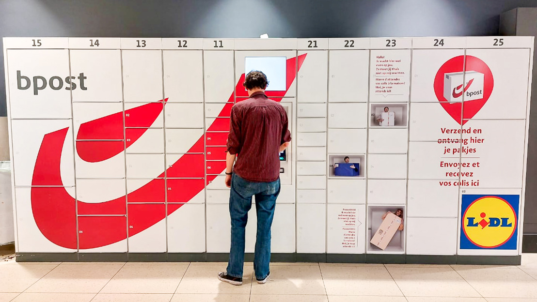 120 new bpost parcel lockers at Lidl