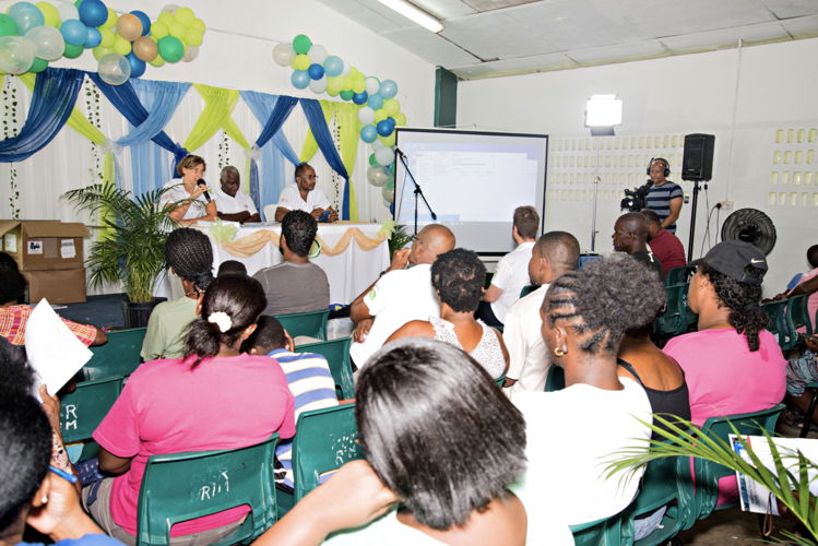 Cross section of the audience.