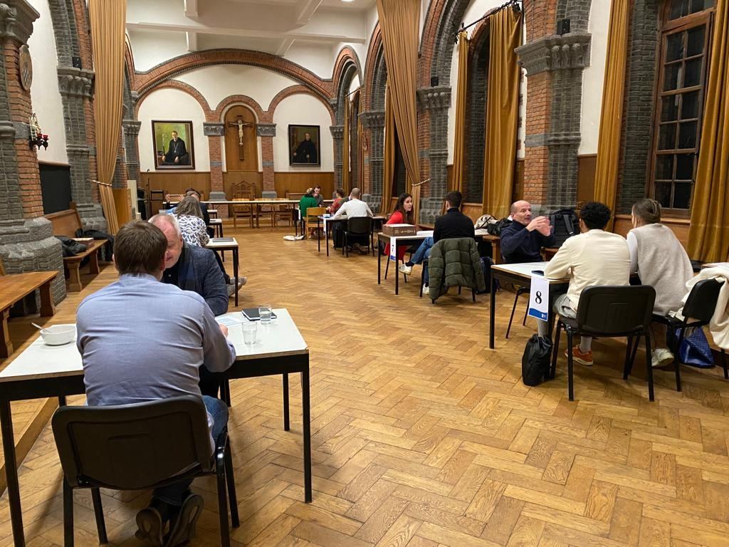 In de gebouwen van Labora in Leuven konden starters en groeien van gedachten wisselen met ervaren ondernemers In de gebouwen van Labora in Leuven konden starters en groeien van gedachten wisselen met ervaren ondernemers