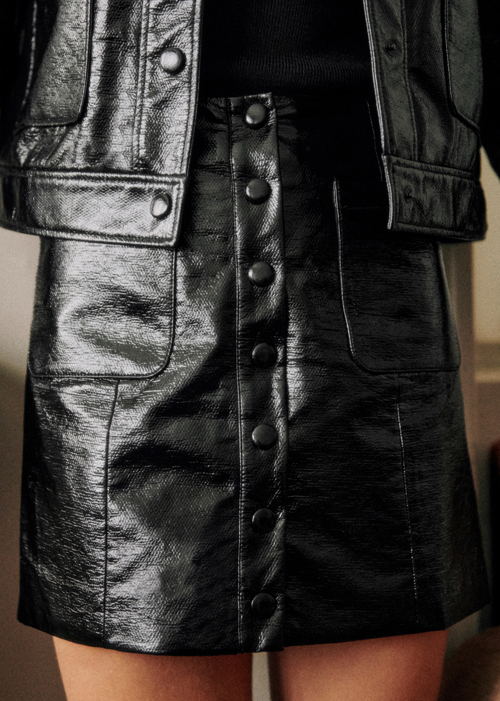 Sézane - Jupe NEHIR Noir - 110€
