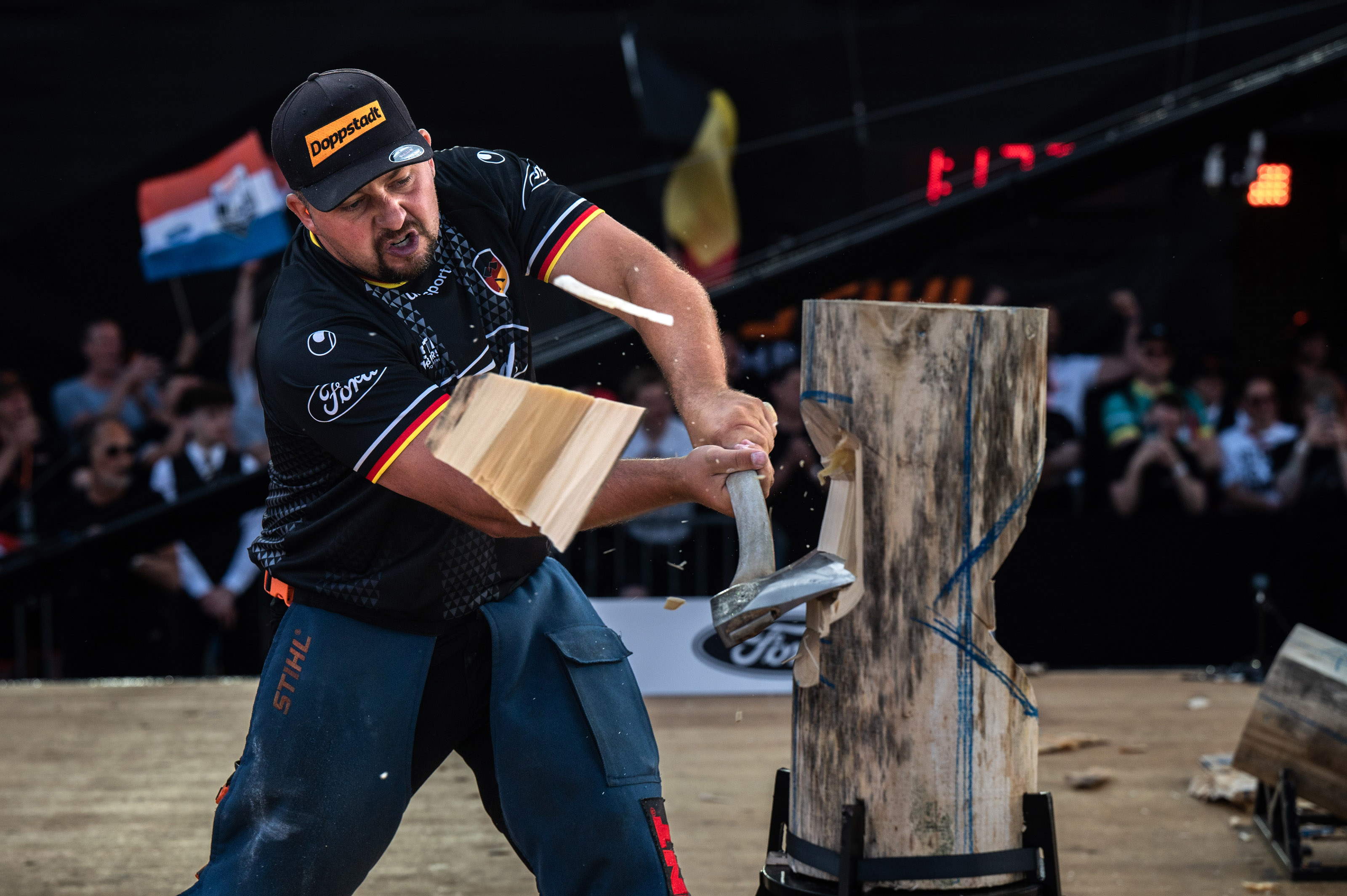 MET NEDERLANDSE MOED ALS DRIJVENDE KRACHT VERWELKOMT HET HOUTHAKKERSFEEST IN LAGE VUURSCHE DE TIMBERSPORTS® EUROPEAN TROPHY 2025